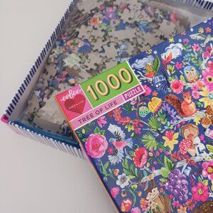 eeBoo Puzzle 1000 pieces Colorful Tree of Life nature puzzle